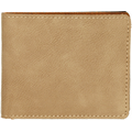 Light Brown Leather Bifold Wallet